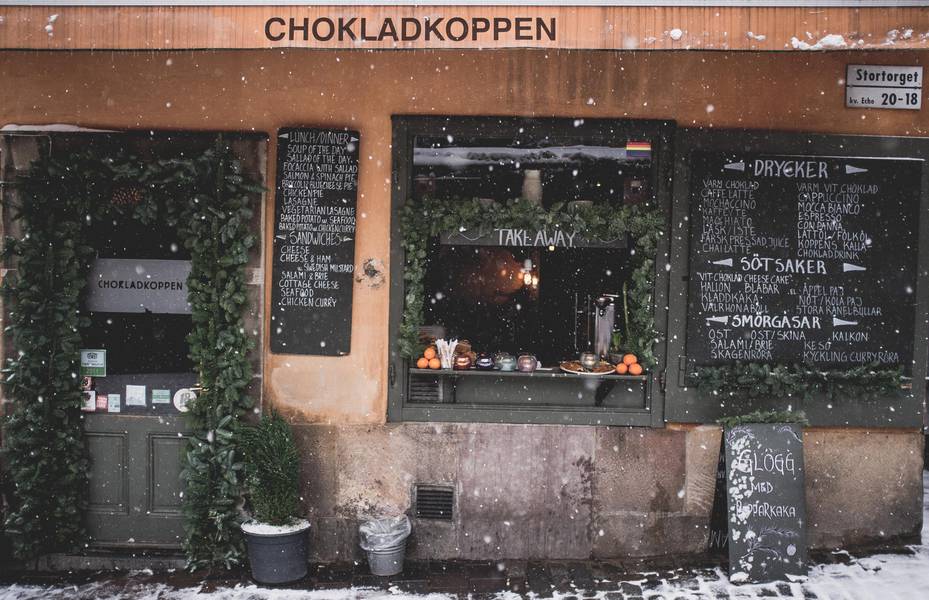 Chokladkoppen café in Gamla Stan